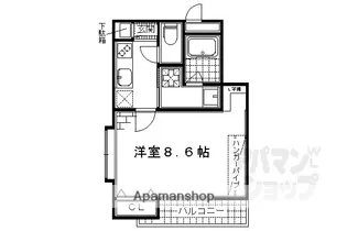 メゾン・リリー【3-A号室】の間取り