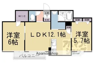 SHA MAISON VERDURE黄檗I【302号室】の間取り