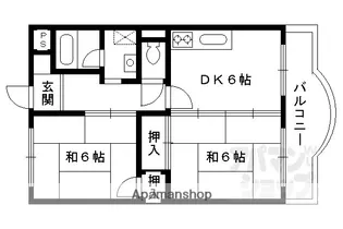 ハイレスト白鳳【3階】の間取り