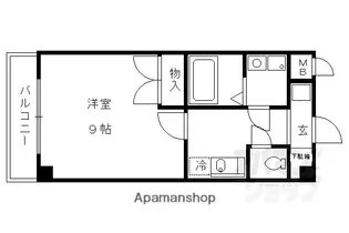 プリミエール アンリー【104号室】の間取り