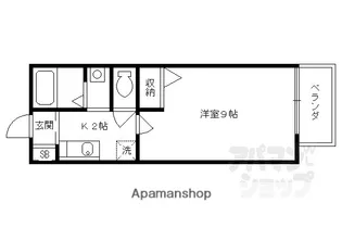 ノース・ヒル【1階】の間取り