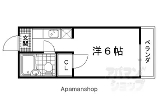 ルナール東野【103号室】の間取り