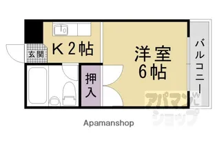 サンシーガルI【216号室】の間取り