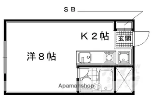 メゾン菱風【205号室】の間取り