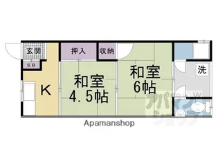 南郷マンション 東【20号室】の間取り
