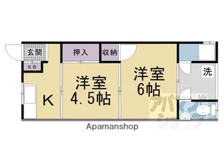 南郷マンション 東【13号室】の間取り