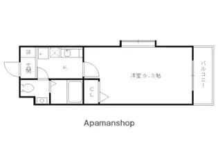 メゾン・ポジティブ【1-A号室】の間取り