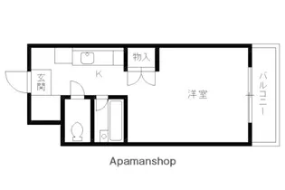 宇治苑【106号室】の間取り
