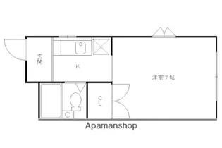 ギンザセゾン【1階】の間取り
