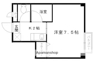 メゾン槙島【101号室】の間取り