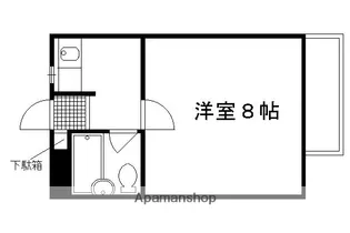 ポプラハイツ【302号室】の間取り