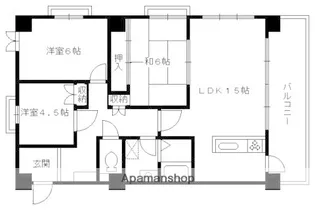 サンシャイン上野【205号室】の間取り