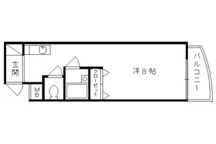 アーク醍醐【402号室】の間取り