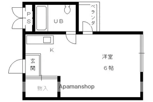 ヴィラ伏見【510号室】の間取り