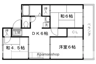 グリーンハイツ北村【205号室】の間取り