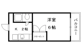 ボーン宇治I号館【1529号室】の間取り