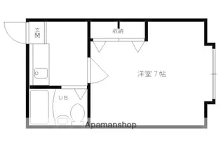パインモールBE1【106号室】の間取り