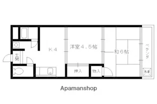 武村ハイツ【3階】の間取り