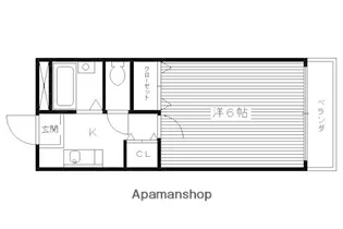 グラフィーネ槇島【201号室】の間取り