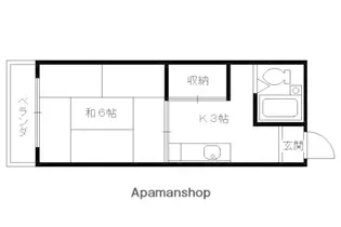 HOUSE SUGA【2階】の間取り