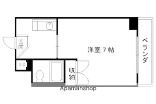 ヴェルジェ【313号室】の間取り