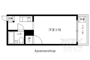 コーポボンジュール【203号室】の間取り