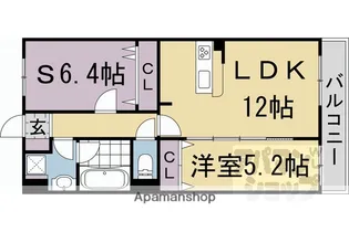 PLUM OWL II【4階】の間取り