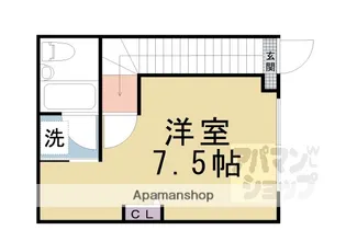 ロカ勧修【201号室】の間取り