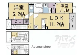 「コティ コルミオ」【302号室】の間取り
