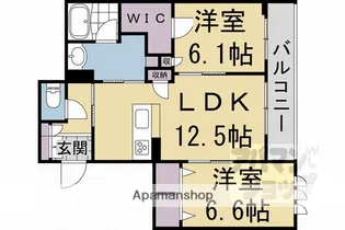 シャーメゾン アオハウオリ【302号室】の間取り