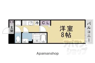 (仮称)グランデコート御陵天徳町【2階】の間取り