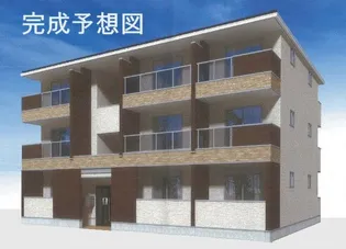 下鳥羽中円面田町アパートの画像