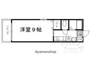 スペースKAZU【101号室】の間取り