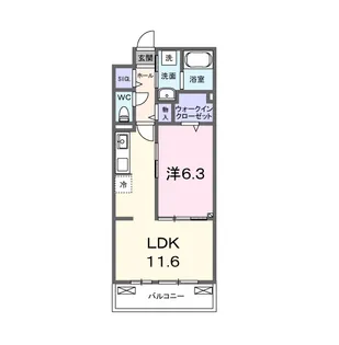 グランウエスト・J【3階】の間取り