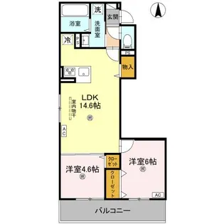 GRAMM北浜【202号室】の間取り