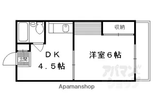 ルナ・クレセント2ND【205号室】の間取り