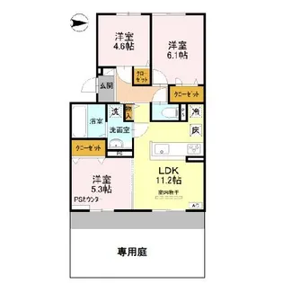 サウス・レジデンス菱川【1階】の間取り