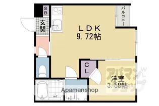 PORTOFINO六地蔵【3階】の間取り