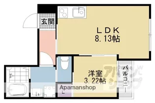 PORTOFINO六地蔵【3階】の間取り