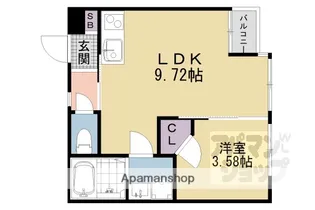 PORTOFINO六地蔵【2階】の間取り