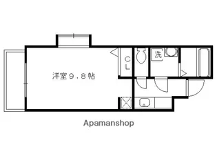 メゾン・ハーモニー【2A号室】の間取り