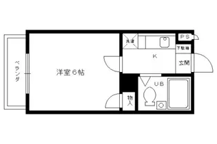 シーホースマンション【205号室】の間取り