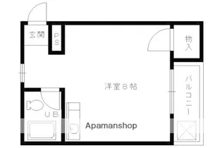 ベルメゾンナカムラ【202号室】の間取り