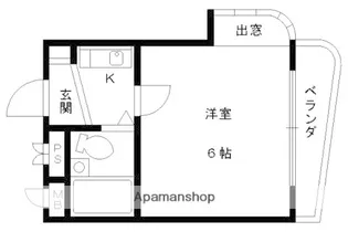 ルネサンス【102号室】の間取り