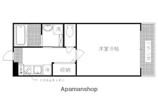 プランドール【205号室】の間取り
