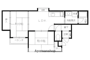 マノワール久貝【305号室】の間取り