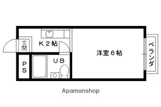コーポ柏村【3C号室】の間取り