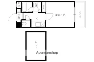 ΑPRIZEVII【503号室】の間取り