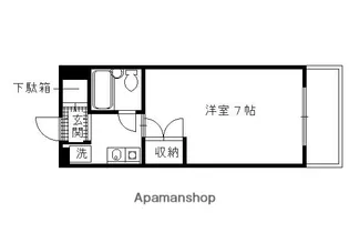 ルックウィン洛南【707号室】の間取り