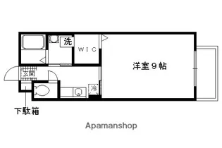 アルブルヴィラージュ【203号室】の間取り